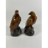 TWO SMALL BESWICK BENEAGLES WHISKY DECANTERS HEIGHT 11CM