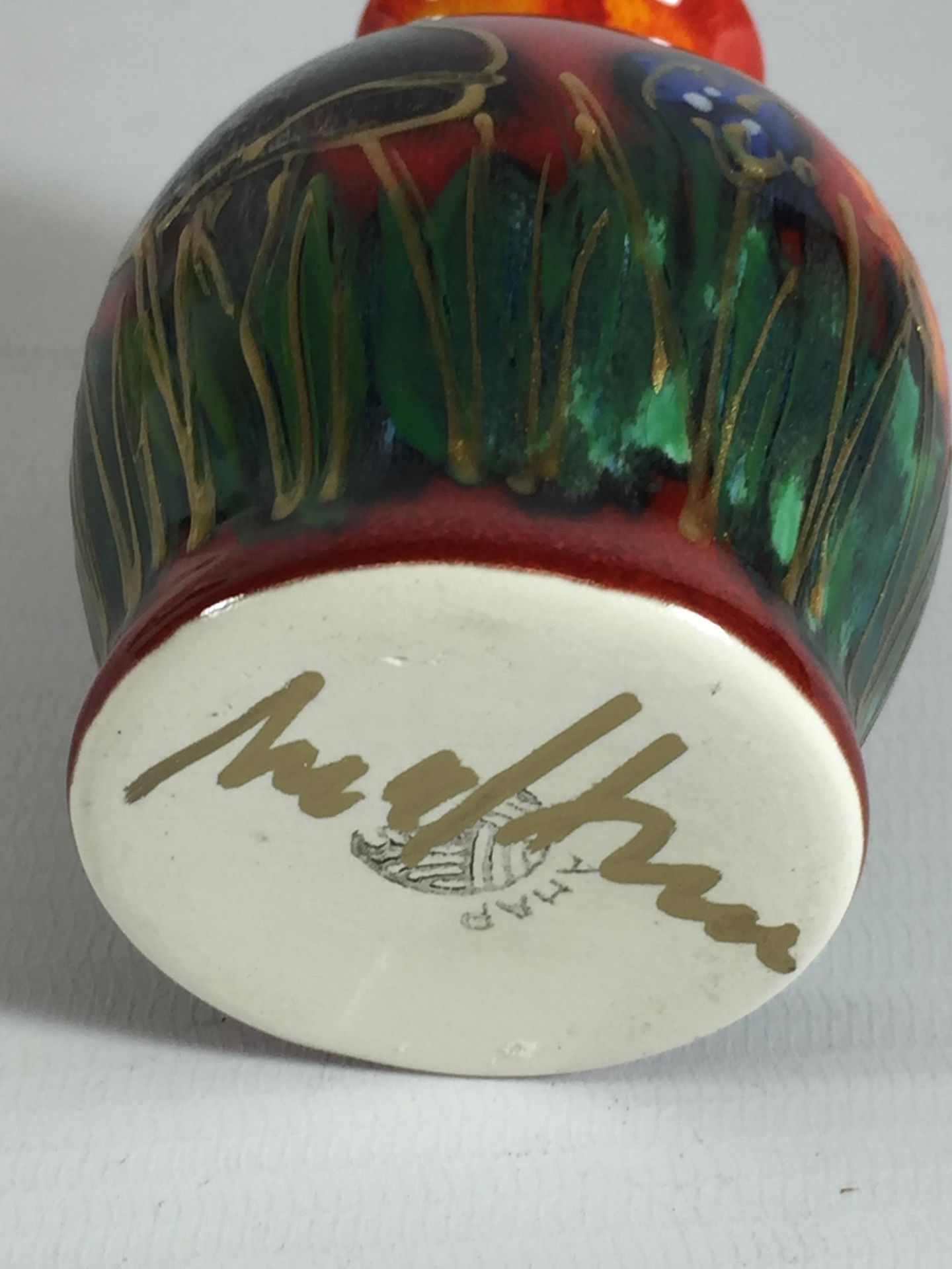 AN ANITA HARRIS TOADSTOOLS PATTERN VASE - Image 3 of 3