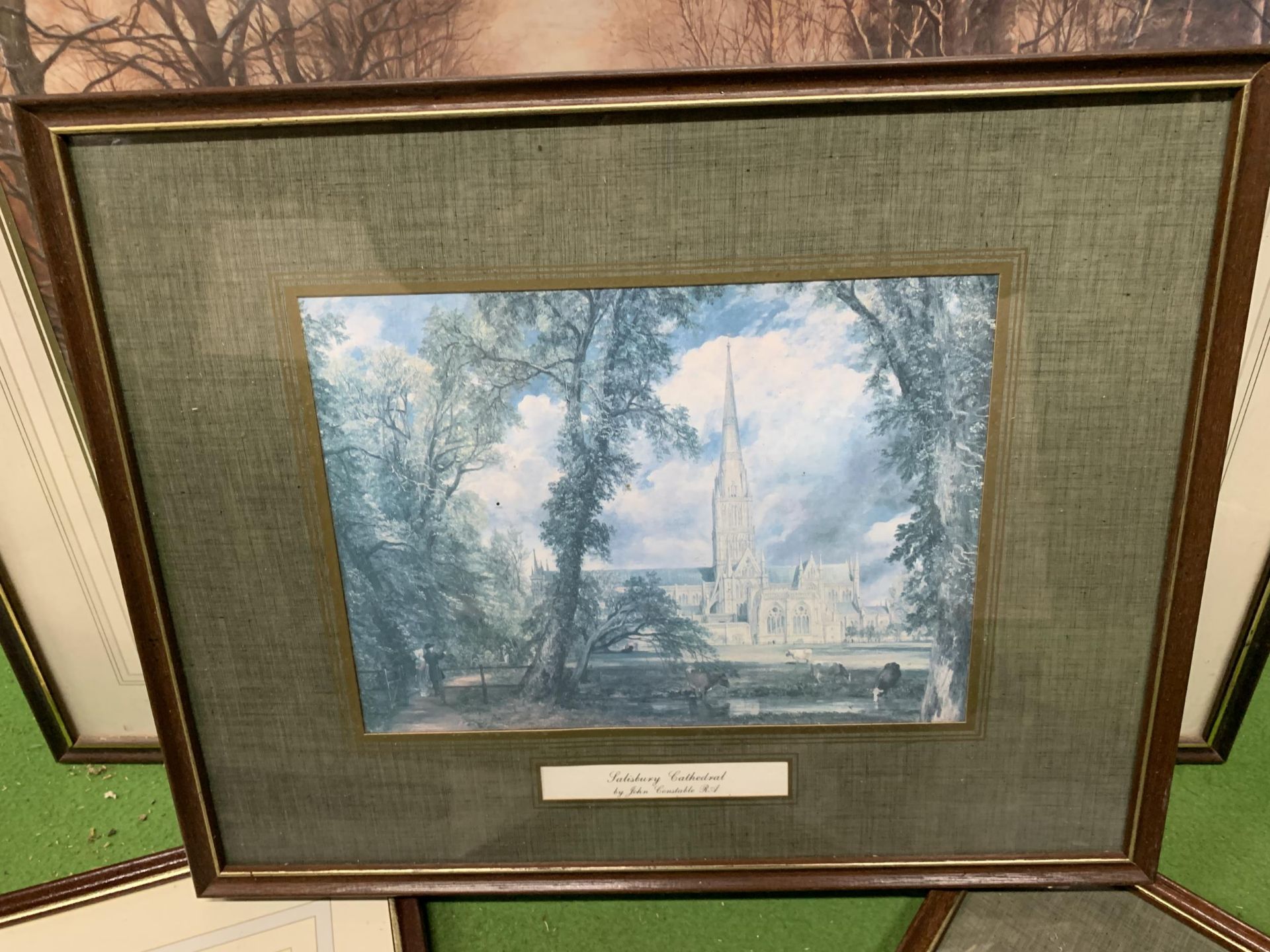 FOUR FRAMED PRINTS, TWO BY JOHN CONSTABLE, DANIEL SHERRIN AND JOSEPH FARQUHARSON - Image 5 of 5