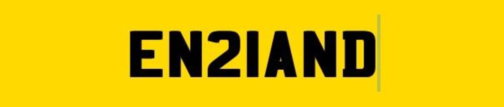 A VEHICLE REGISTRATION - EN21AND - TRANSFER FEE PAID. PLEASE NOTE, CAN BE TRANSFERRED TO A VEHICLE