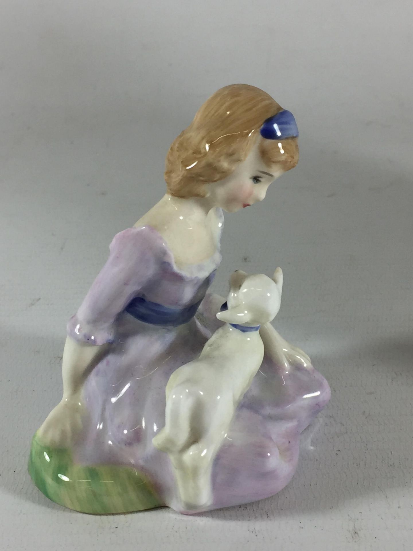 TWO ROYAL DOULTON LADY FIGURES - FAIR LADY HN2193 & MARY HAD A LITTLE LAMB HN2048 - Image 3 of 4