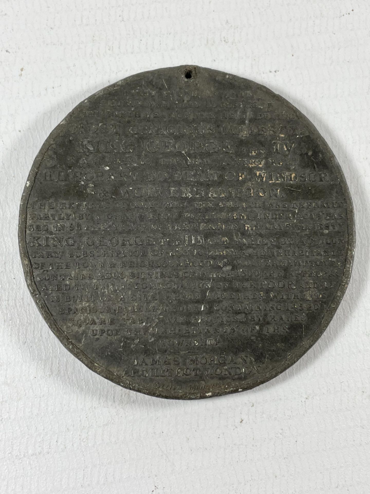 A MEDAL TO COMMEMORATE ST GEORGE'S CHURCH, WOLVERHAMPTON - Bild 2 aus 2