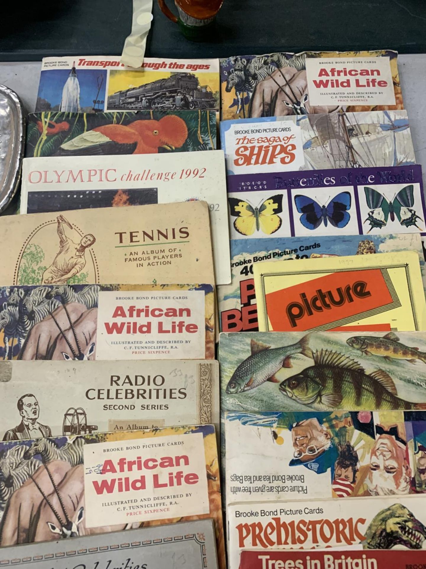 A LARGE QUANTITY OF CIGARETTE CARD ALBUMS TO INCLUDE BRITISH COSTUME, PREHISTORIC ANIMALS, AFRICAN - Image 2 of 2