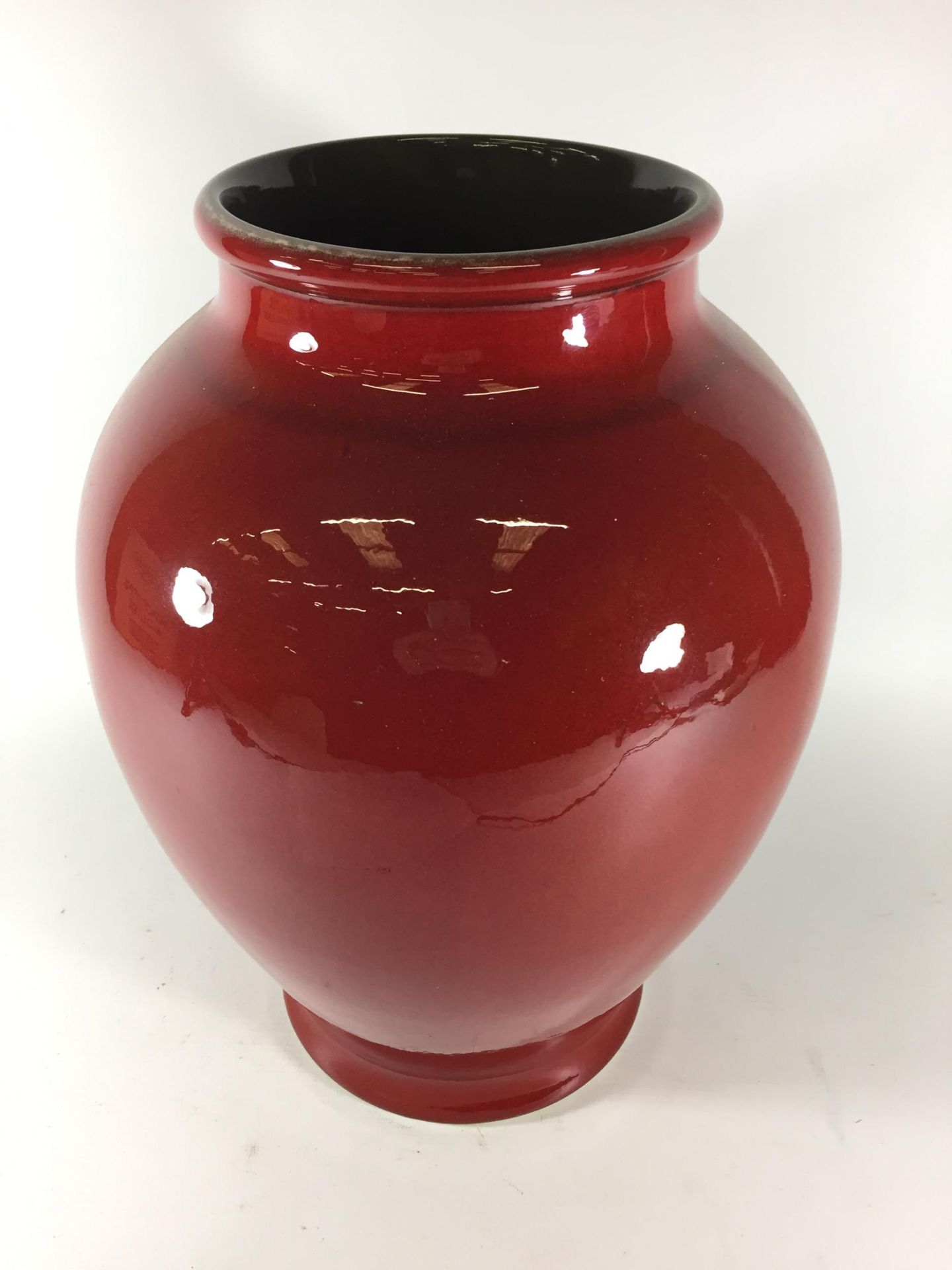 A LARGE POOLE POTTERY DELPHIS OVOID VASE, HEIGHT 37CM - Image 2 of 4