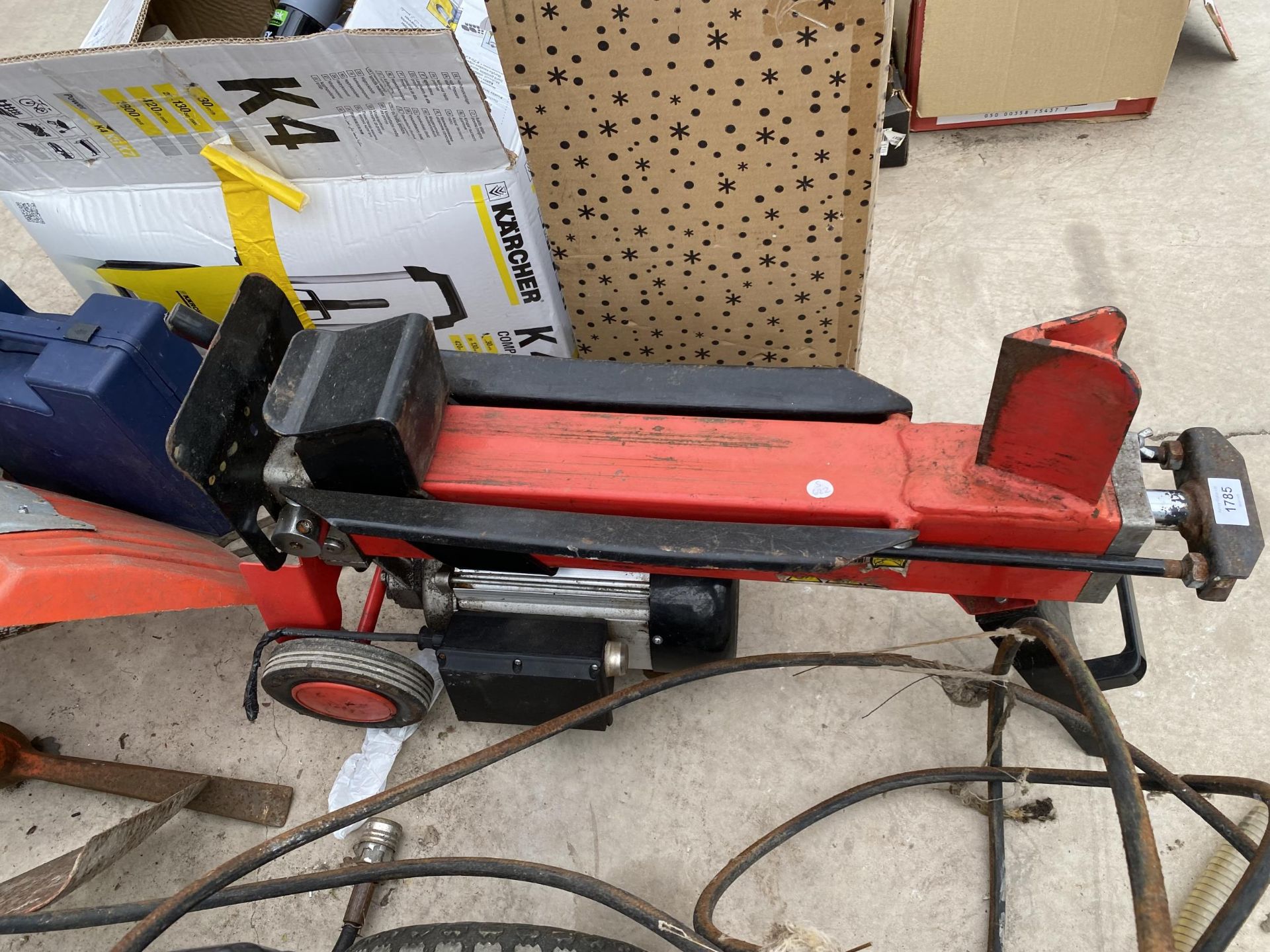 AN ELECTRIC PORTABLE LOG SPLITTER - Image 2 of 2