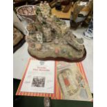 A LARGE LILLIPUT LANE 'BESIDE THE SEASIDE' TABLEAU WITH CERTIFICATE AND BOX