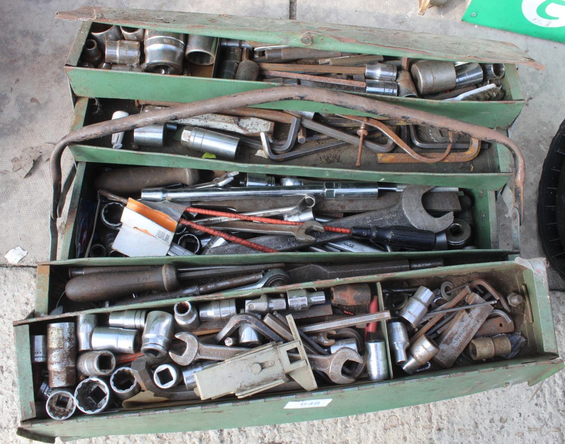 TOOL BOX AND TOOLS NO VAT