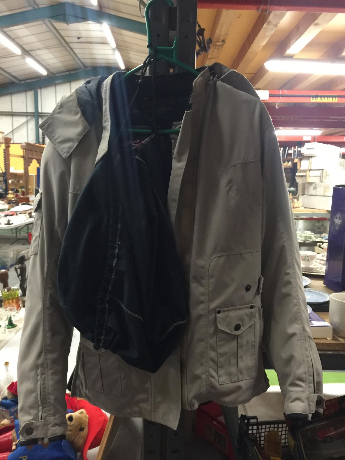 A PADDED MOTORCYCLE JACKET