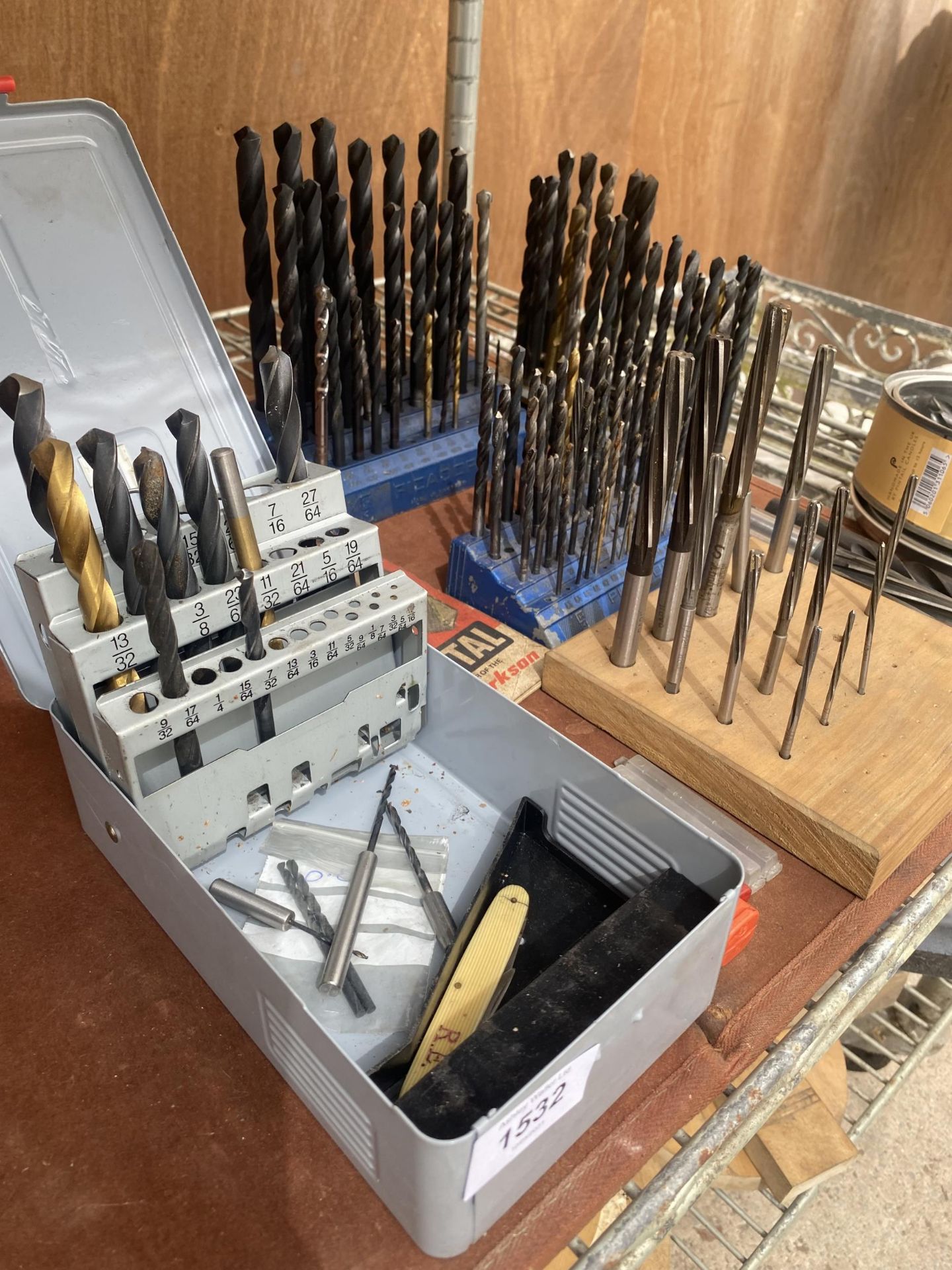 AN ASSORTMENT OF ENGINEERS DRILL BITS AND REEMER BITS ETC - Image 2 of 4