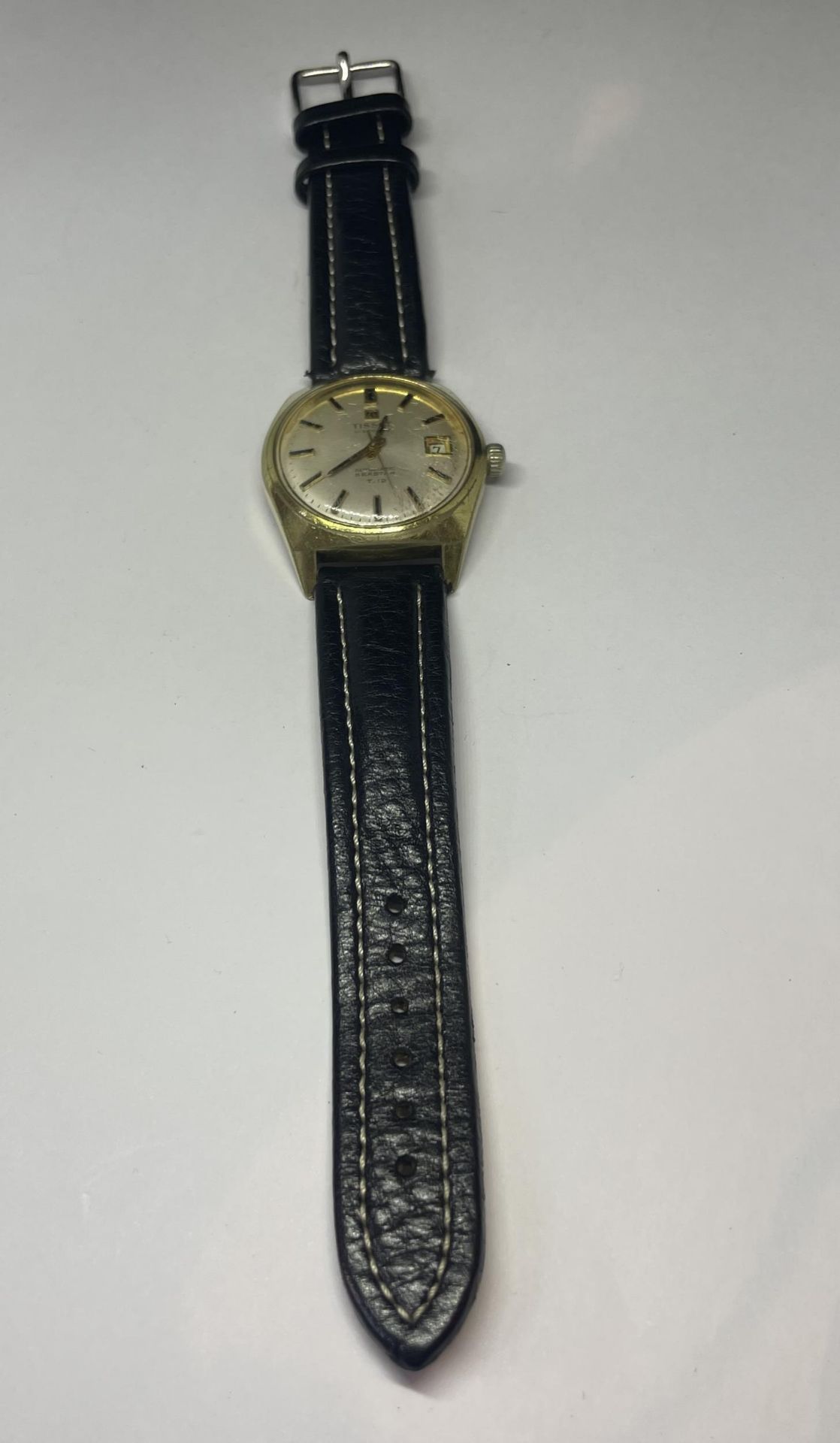 A TISSOT VISODATE AUTOMATIC T-12 GENTS WRIST WATCH CROWN WINDER A/F - Image 2 of 4