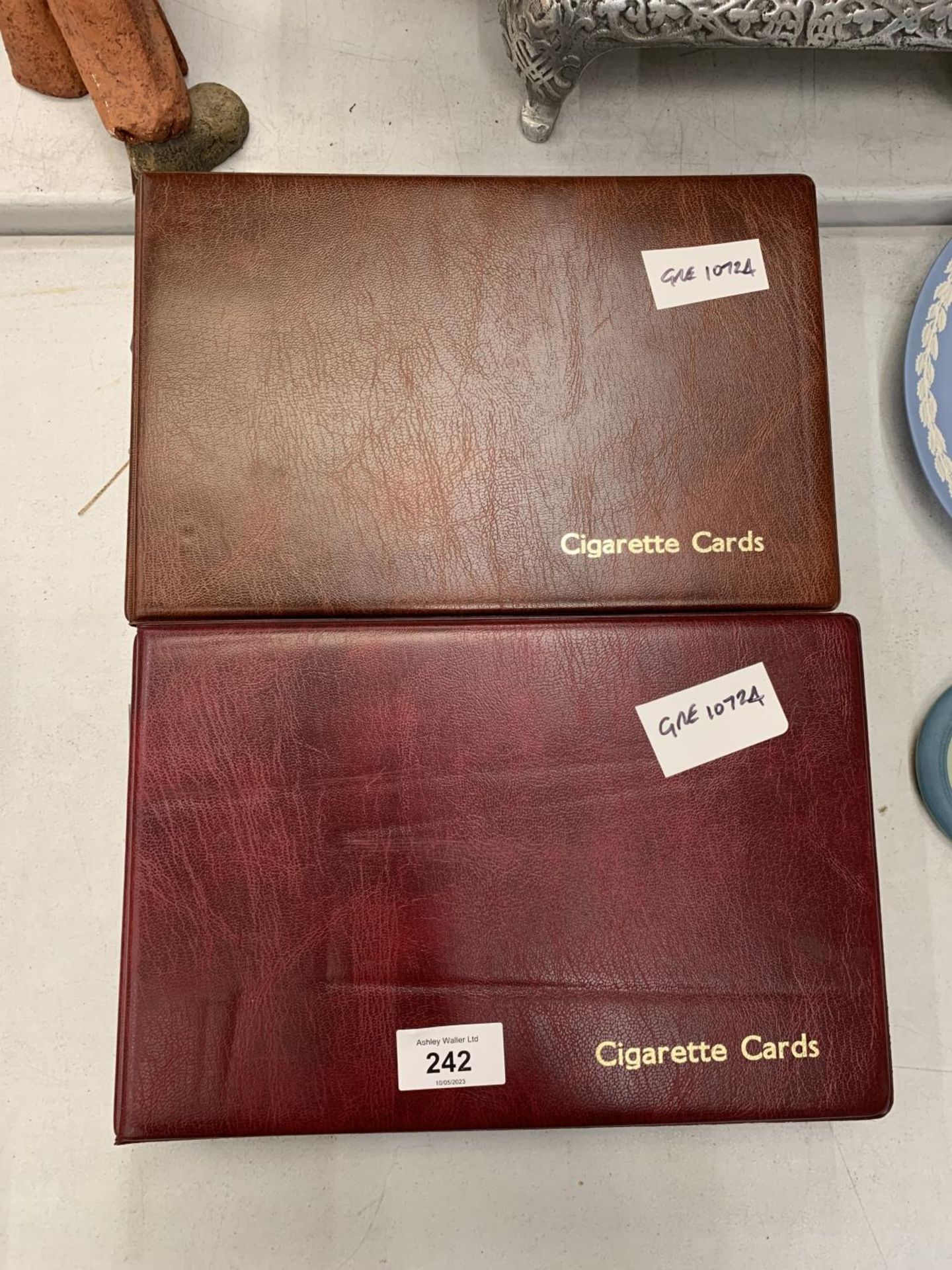 TWO CIGARETTE CARD ALBUMS TO INCLUDE FULL SETS