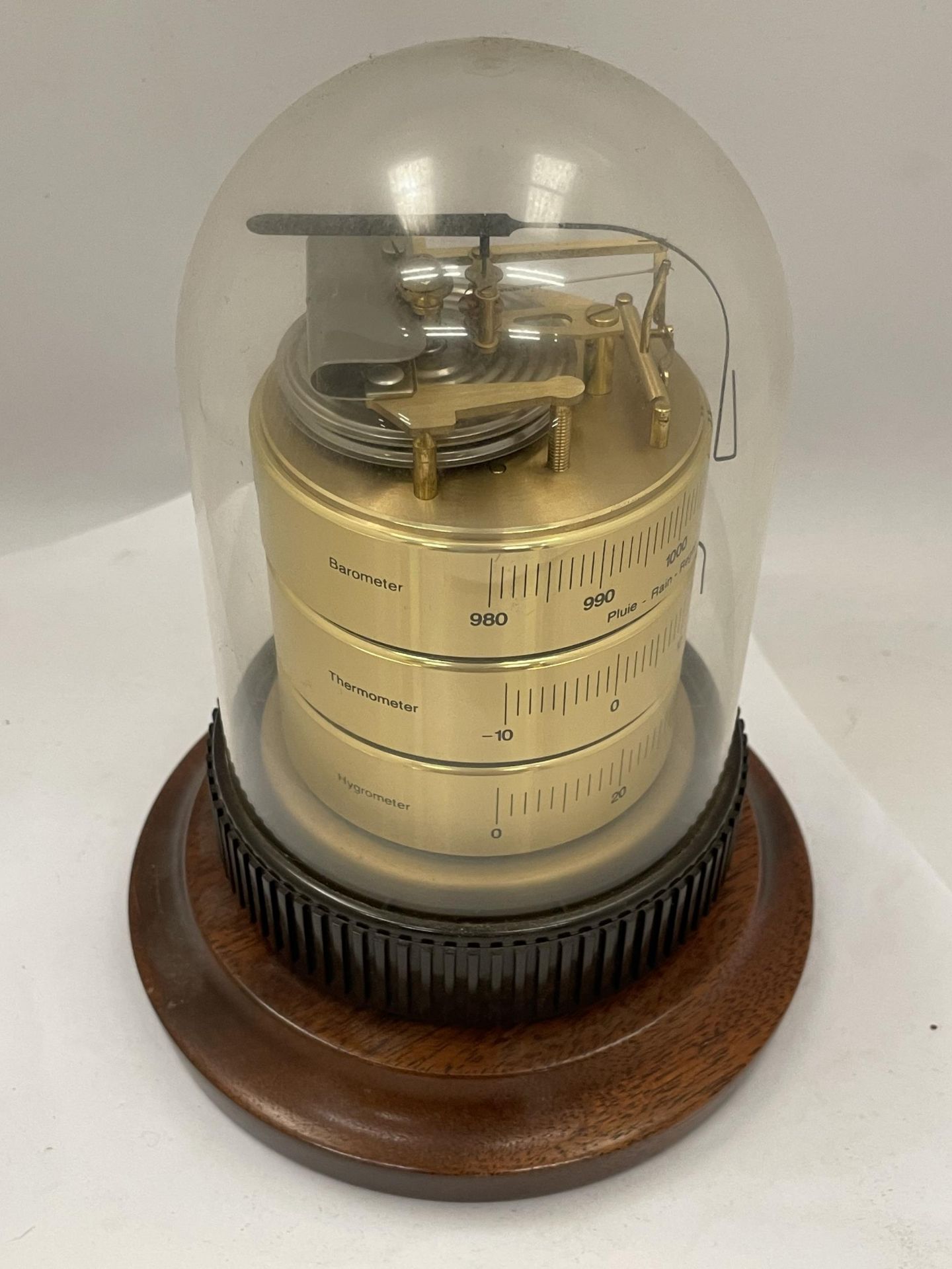 A BARIGO GERMAN HYGROMETER, THERMOMETER & BAROMETER WEATHER STATION - Image 4 of 4