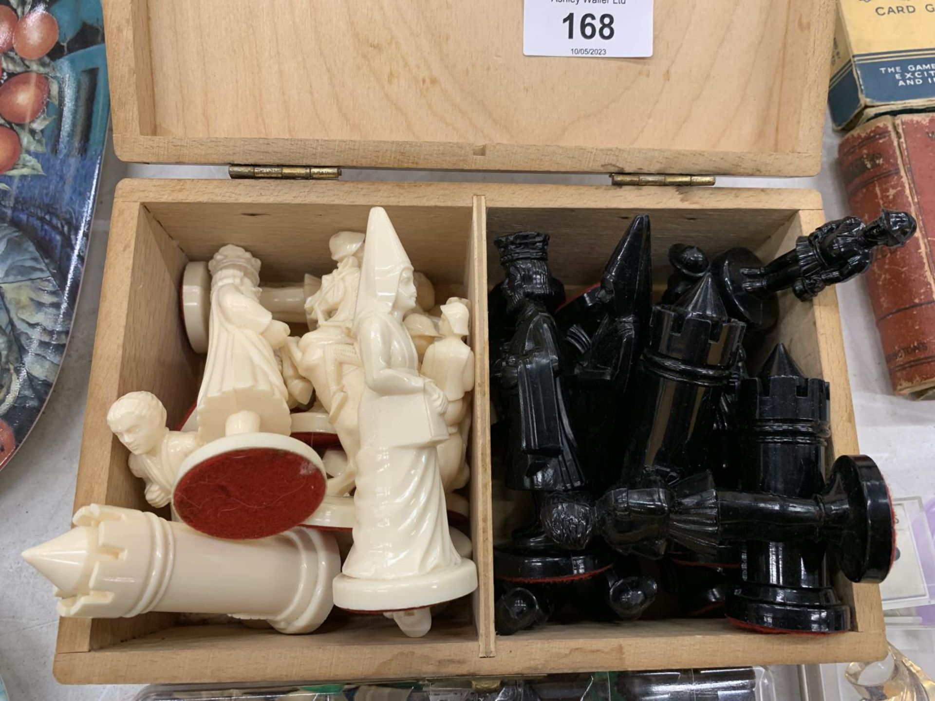 TWO COMPLETE SETS OF CHESS PIECES - Image 2 of 4