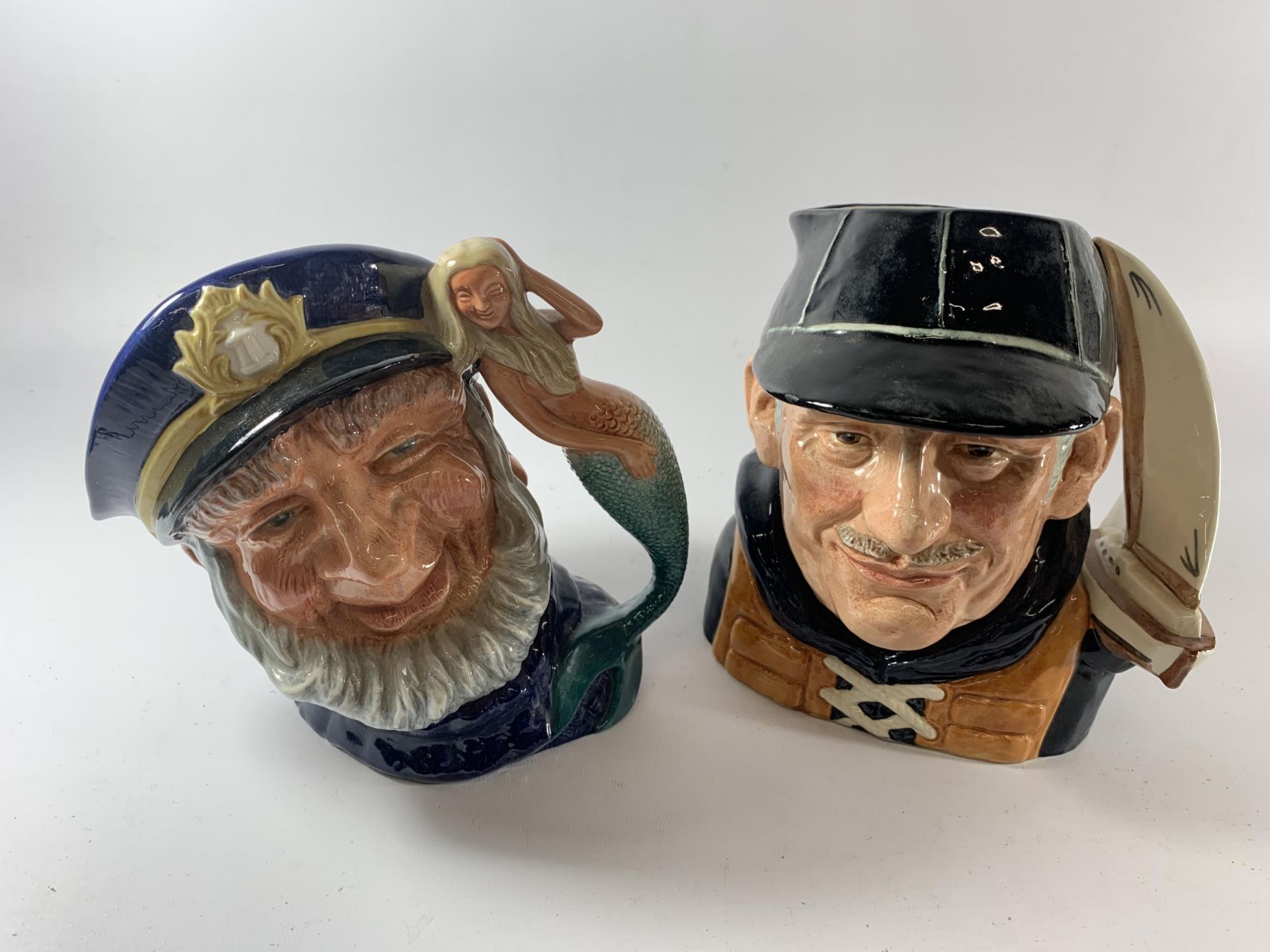 TWO ROYAL DOULTON CHARACTER JUGS - OLD SALT & YACHTSMAN