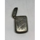 A SILVER VESTA CASE