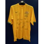 A SIGNED AUSTRLIAN 2007 ASIAN CUP FOOTBALL SHIRT