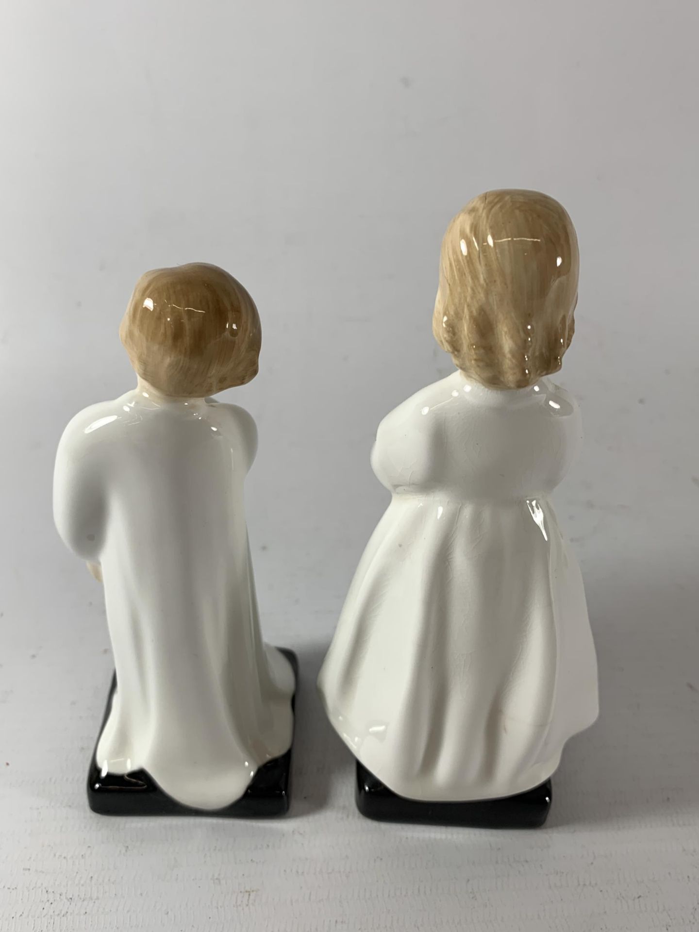 TWO ROYAL DOULTON FIGURES - BEDTIME (A/F) & DARLING - Image 2 of 3