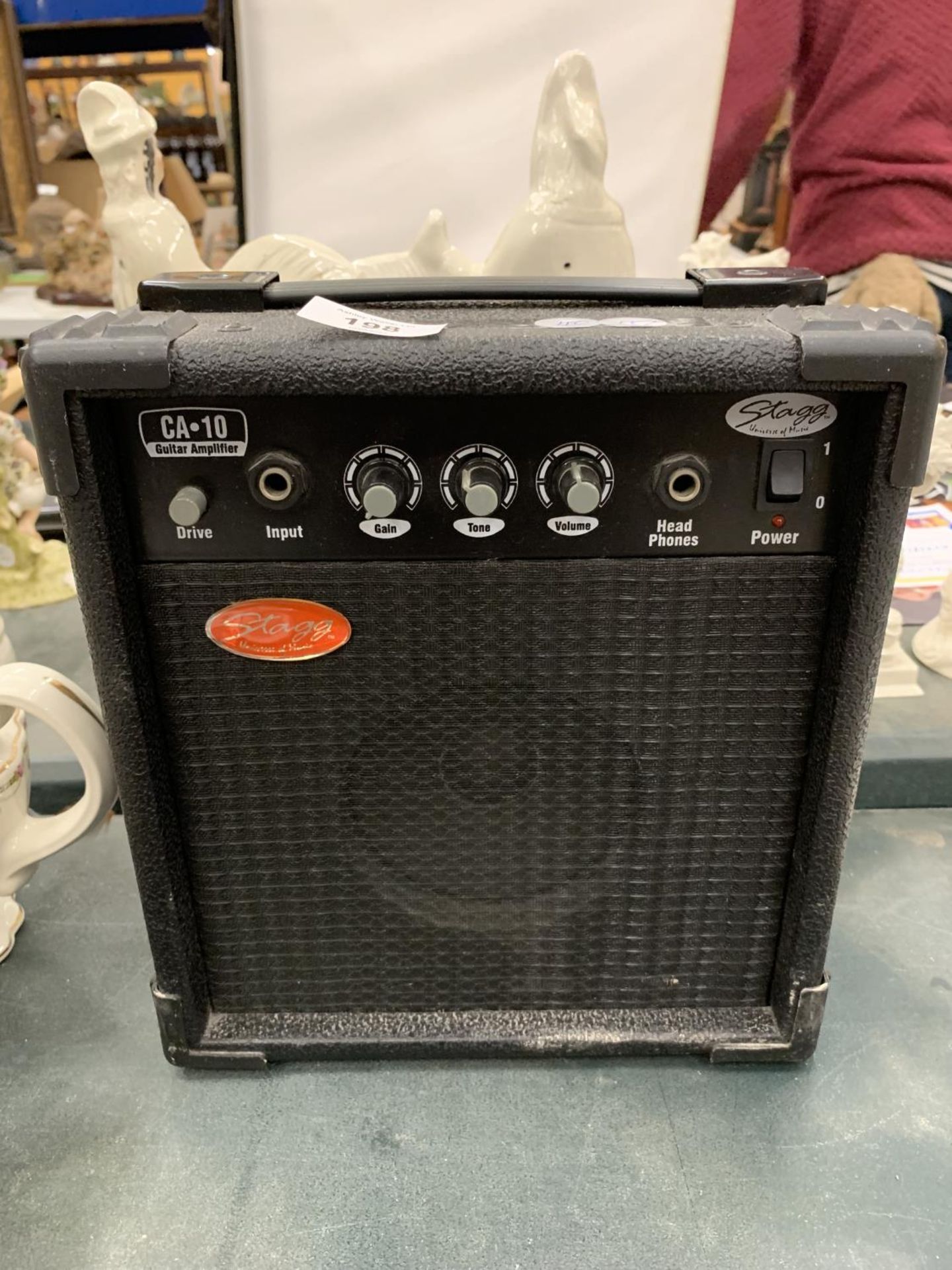 A STAGG GUITAR AMPLIFIER