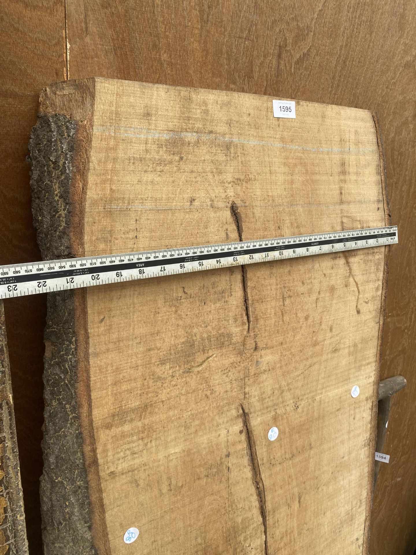 A LENGTH OF ROUGH SAWN TIMBER (L:170CM) - Image 4 of 4