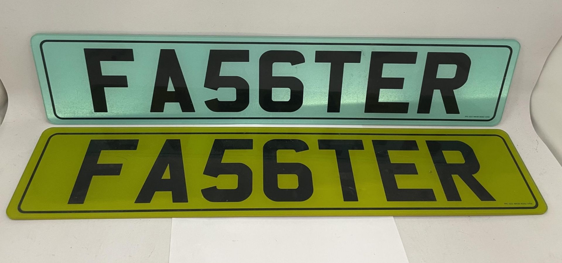 A VEHICLE REGISTRATION - FA56TER - TRANSFER FEE PAID. CAN BE TRANSFERRED TO A VEHICLE REGISTERED