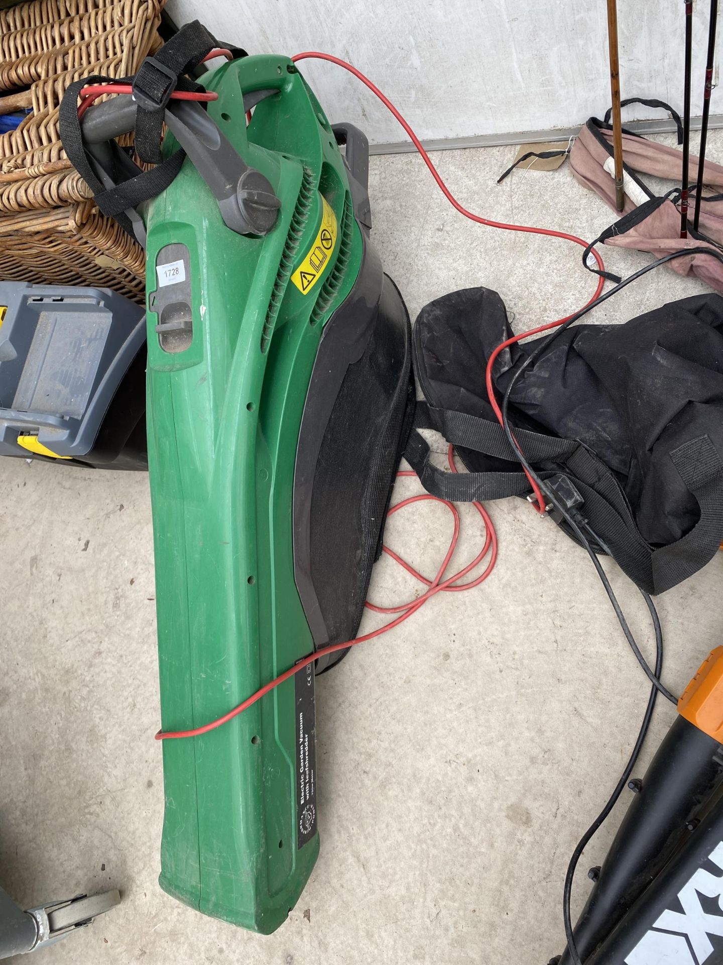 AN ELECTRIC GARDEN VAC