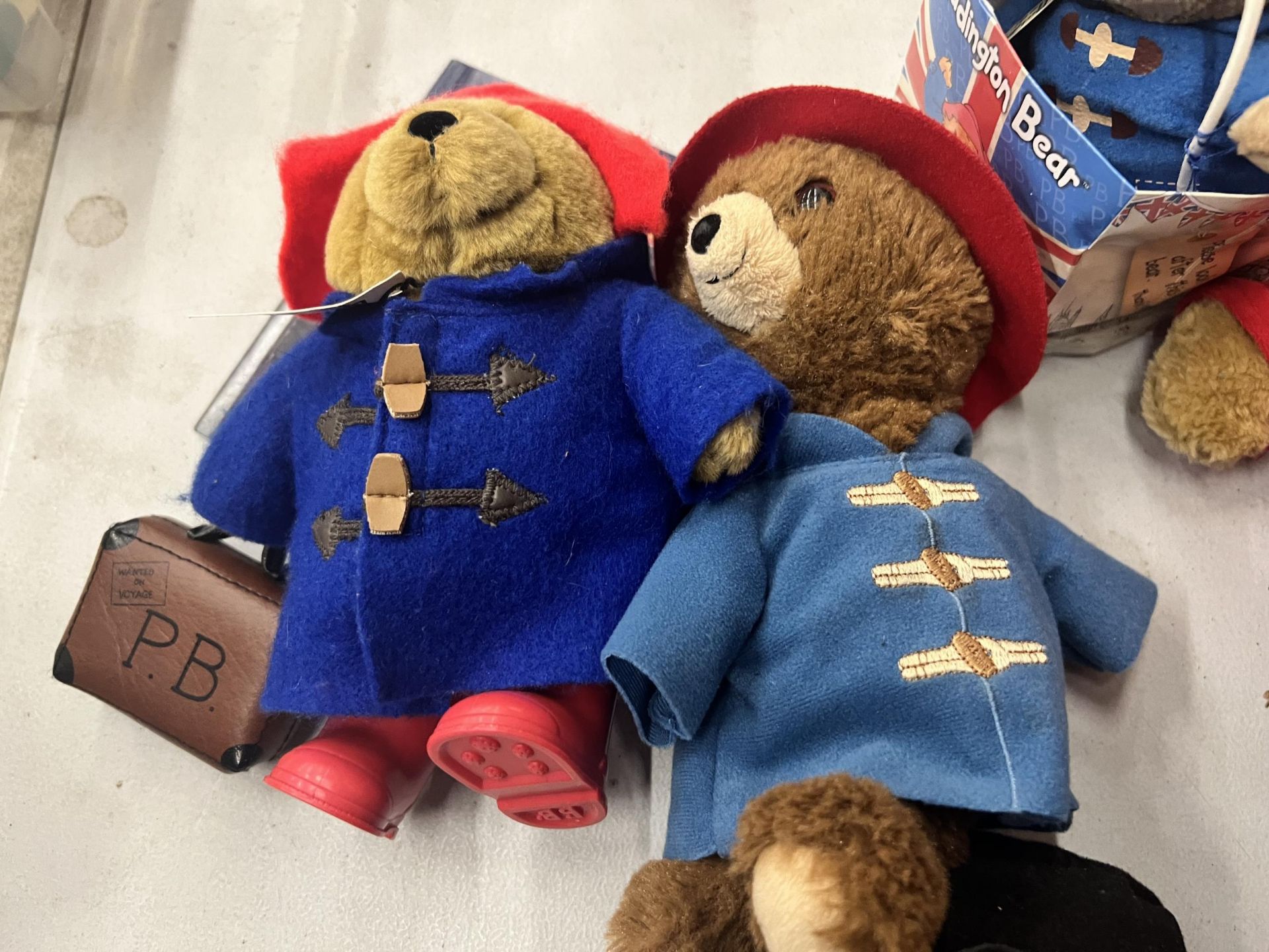 A QUANTITY OF PADDINGTON BEAR SOFT TOYS - 6 IN TOTAL - Image 3 of 4