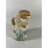 A LIMITED EDITION ROYAL WORCESTER MR JEREMY FISHER BEATRIX POTTER CERAMIC CANDLE SNUFFER