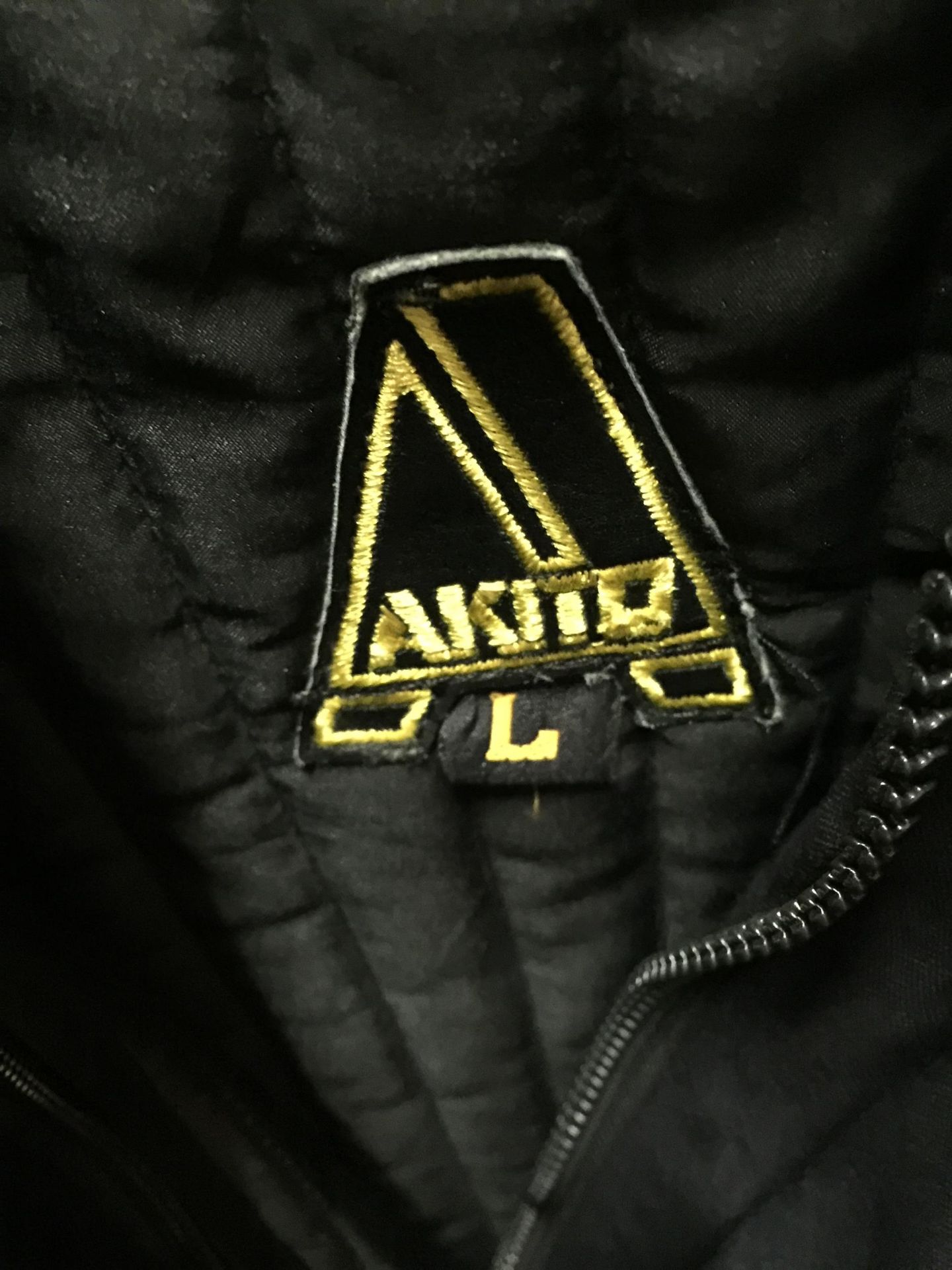 A MOTORCYCLING JACKET SIZE L IN BLACK AND YELLOW - Image 2 of 4