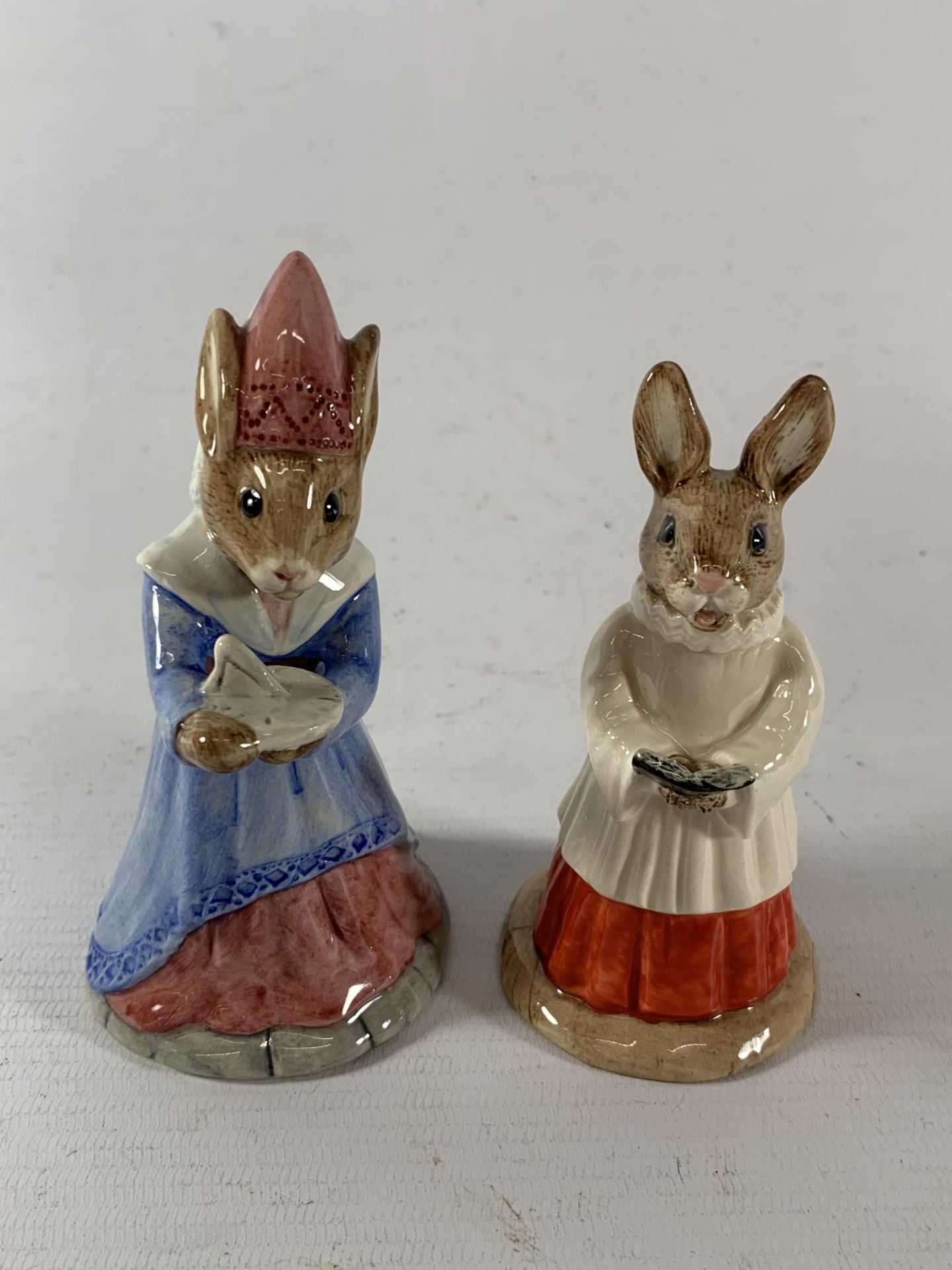 TWO ROYAL DOULTON BUNNYKINS FIGURES - SUNDIAL & CHOIR SINGER