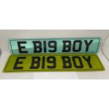 A VEHICLE REGISTRATION - E B19 BOY - TRANSFER FEE PAID. CAN BE TRANSFERRED TO A VEHICLE REGISTERED