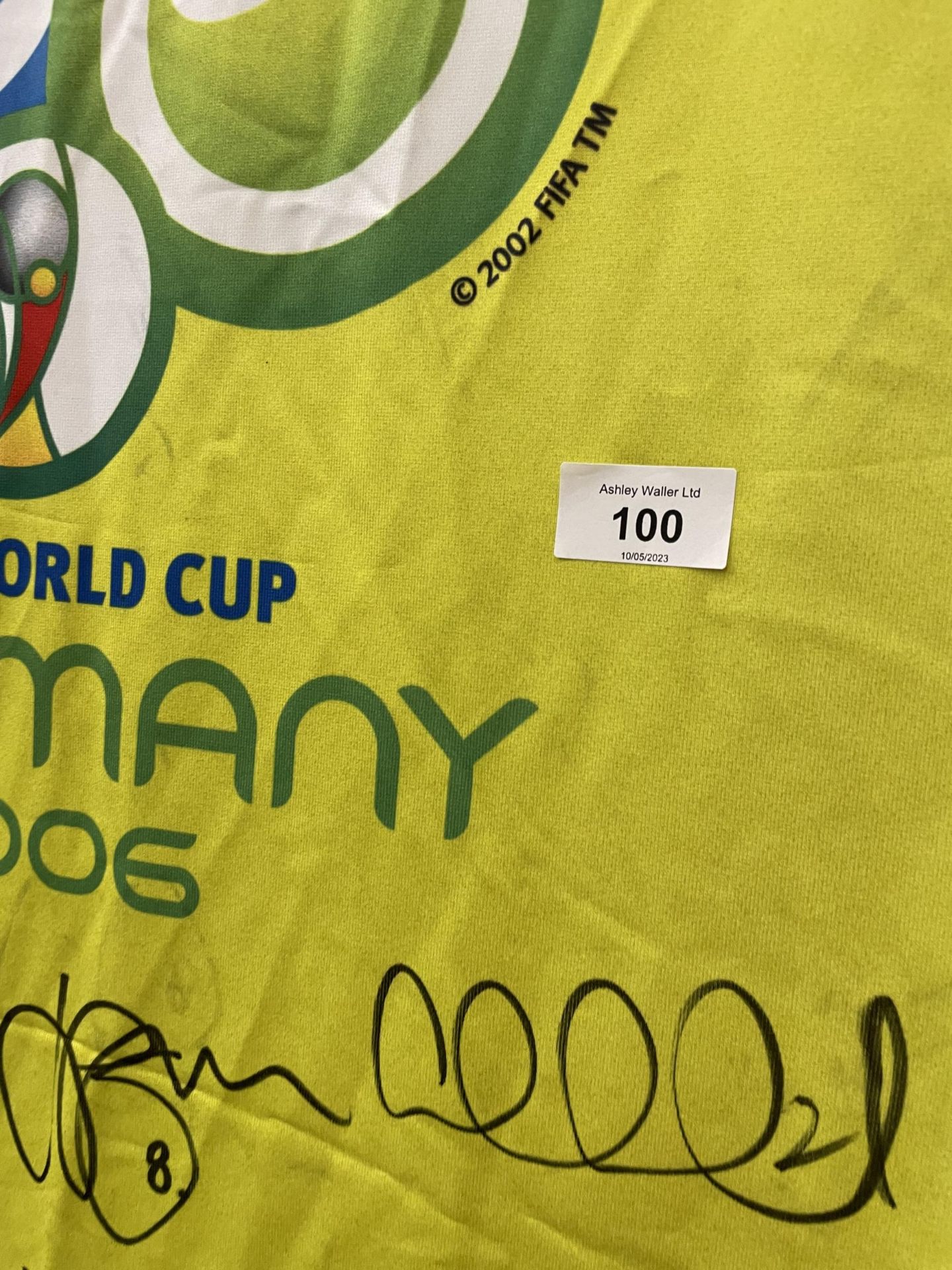 A FIFA WORLD CUP 2006 GERMANY SIGNED FLAG - Image 8 of 8