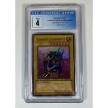 A GRADED YU-GI-OH! CARD - 2002 GARNECIA ELEFANTIS METAL RAIDERS MRD-125 SUPER RARE - CGC GRADE 4