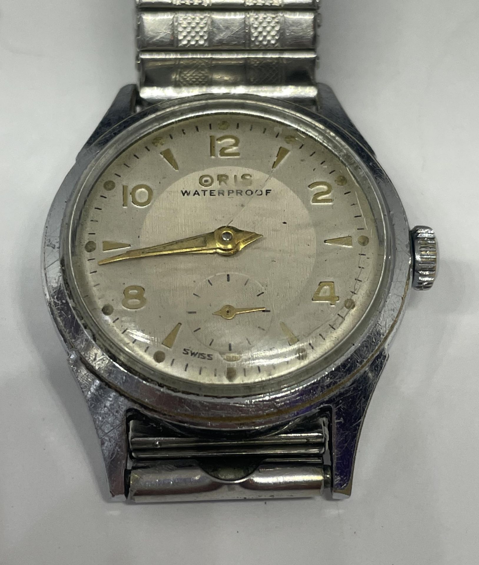 A VINTAGE ORIS 'WATERPROOF' WRIST WATCH