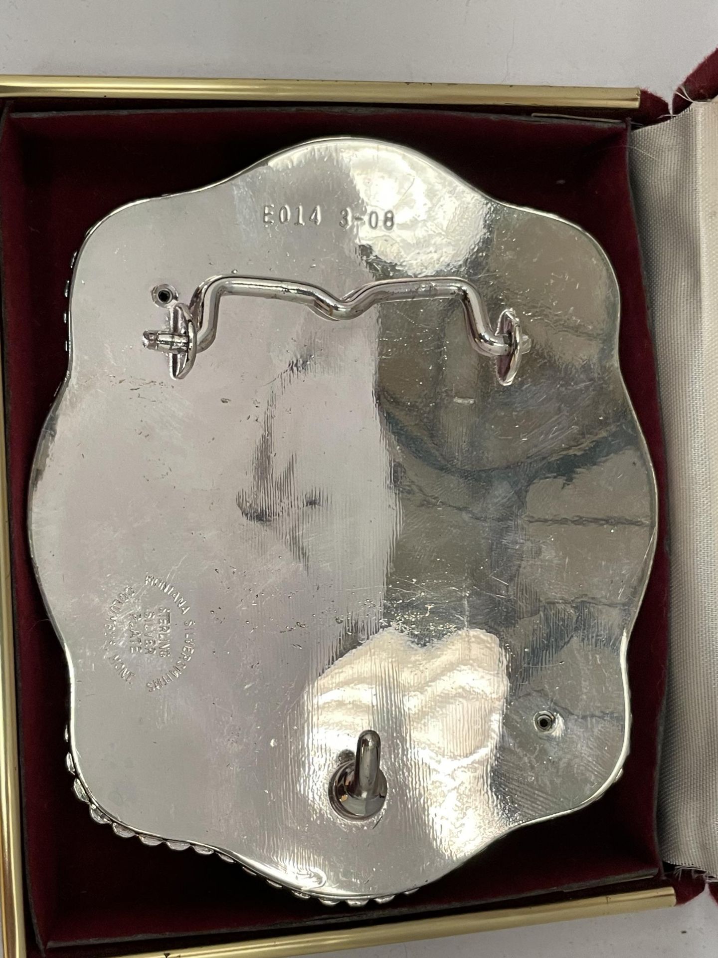 A BOXED STERLING SILVER PLATE AMERICAN BELT BUCKLE, STAMPED WITH MONTANA SILVER SMITHS MAKERS MARK - Image 3 of 4