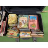 A LARGE QUANTITY OF VINTAGE CHILDREN'S BOOKS TO INCLUDE ENID BLYTON, ETC