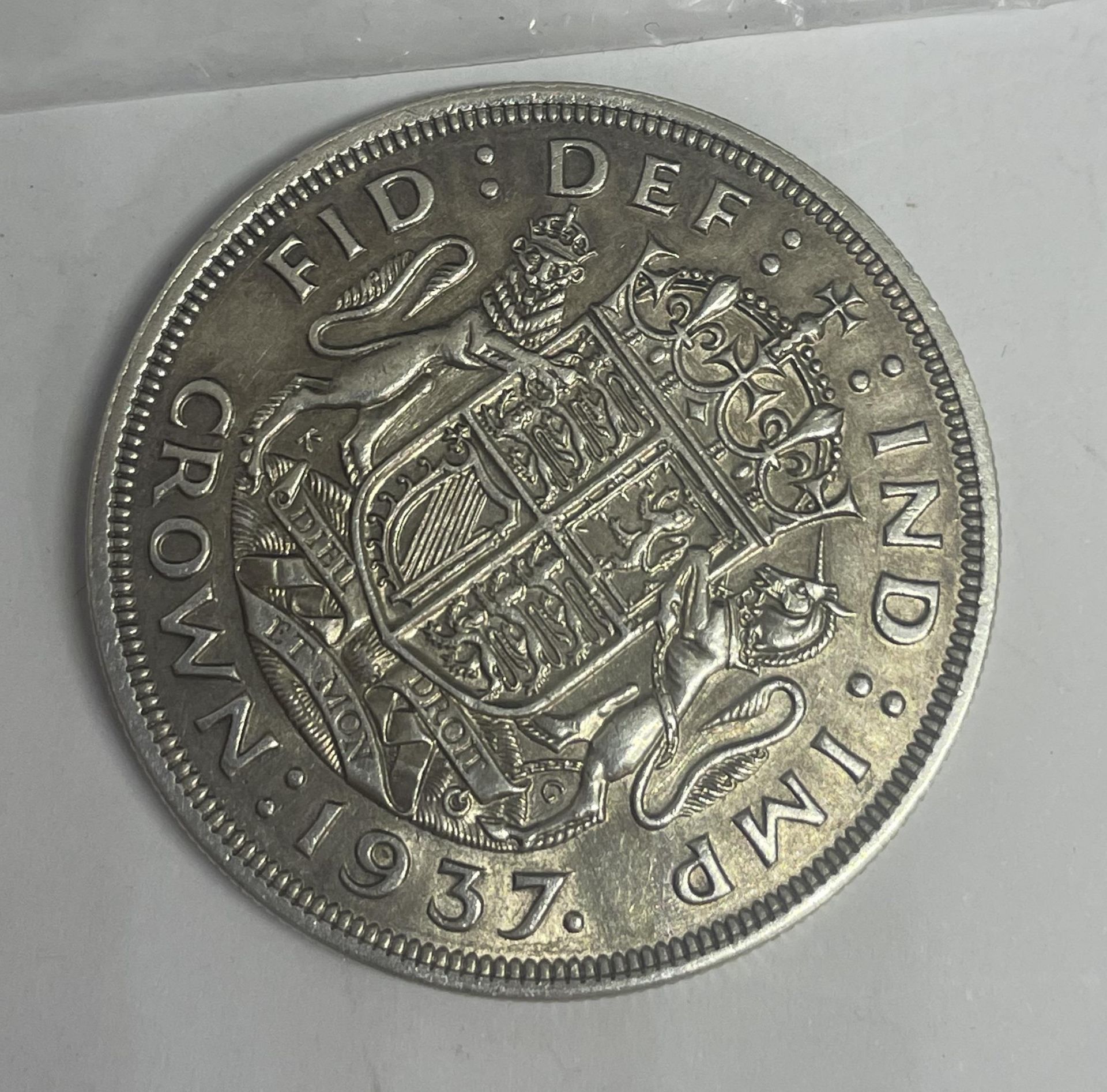 A 1937 LIMITED EDITION SILVER CROWN