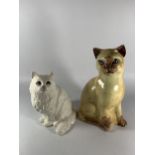 TWO CERAMICS CATS - PRICE AND A BESWICK 1867 EXAMPLE