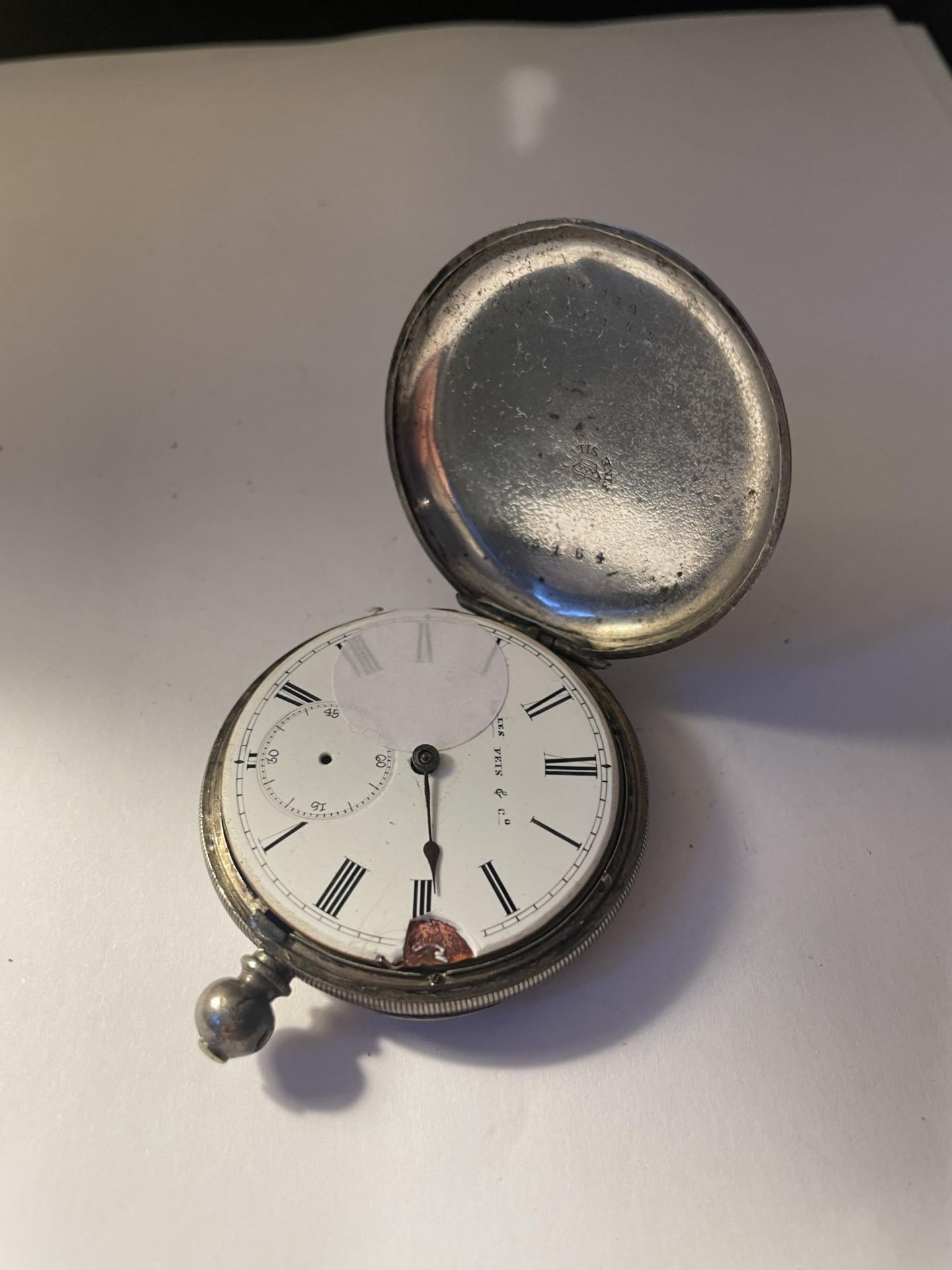 A GROUP OF STERLING SILVER POCKET WATCHES, LONGINES 1878, FINE SILVER & .925 CASE - Image 8 of 11