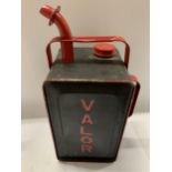 A VINTAGE VALOR PETROL / FUEL CAN