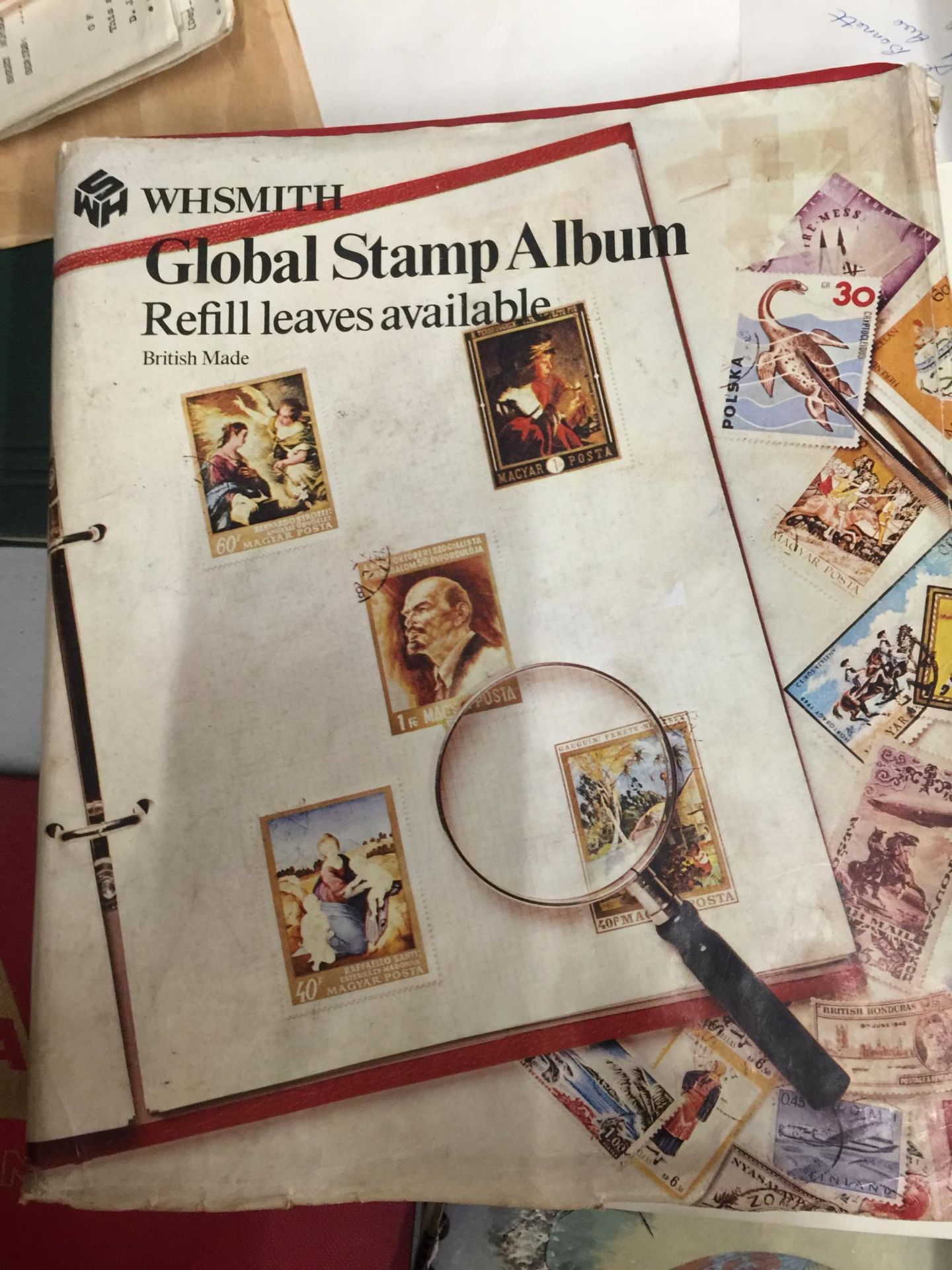A COLLECTION OF STAMP ALBUMS, MOSTLY EMPTY PLUS A QUANTITY OF LOOSE STAMPS TO INCLUDE THE PHILATIC - Image 6 of 7