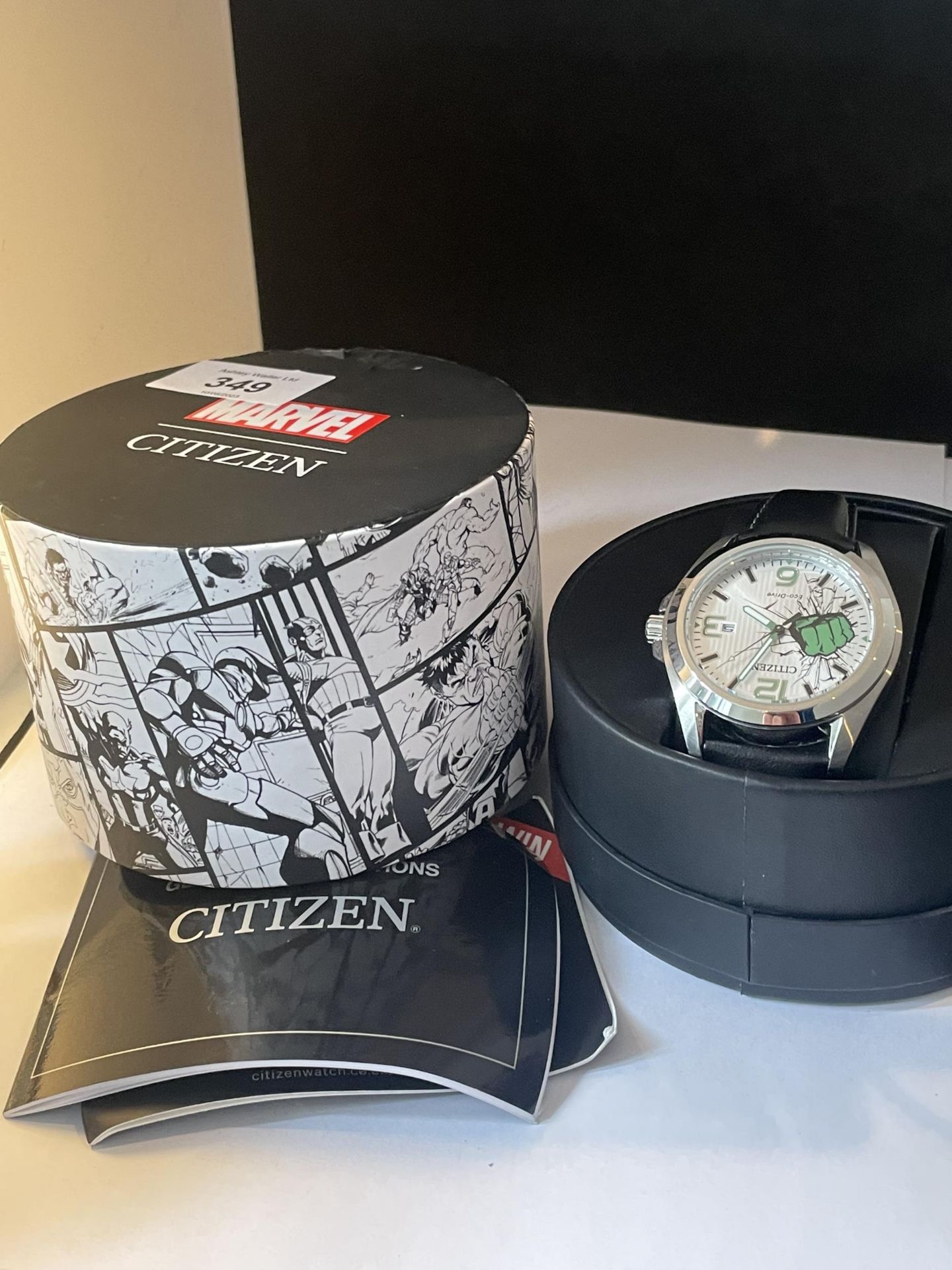 A GENTS CITIZEN ECO DRIVE MARVEL COMICS WRIST WATCH WITH ORIGINAL BOX SEEN WORKING BUT NO WARRANTY - Image 4 of 4