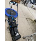 A MACALLISTER 1300W ELECTRIC LAWN MOWER WITH GRASS BOX