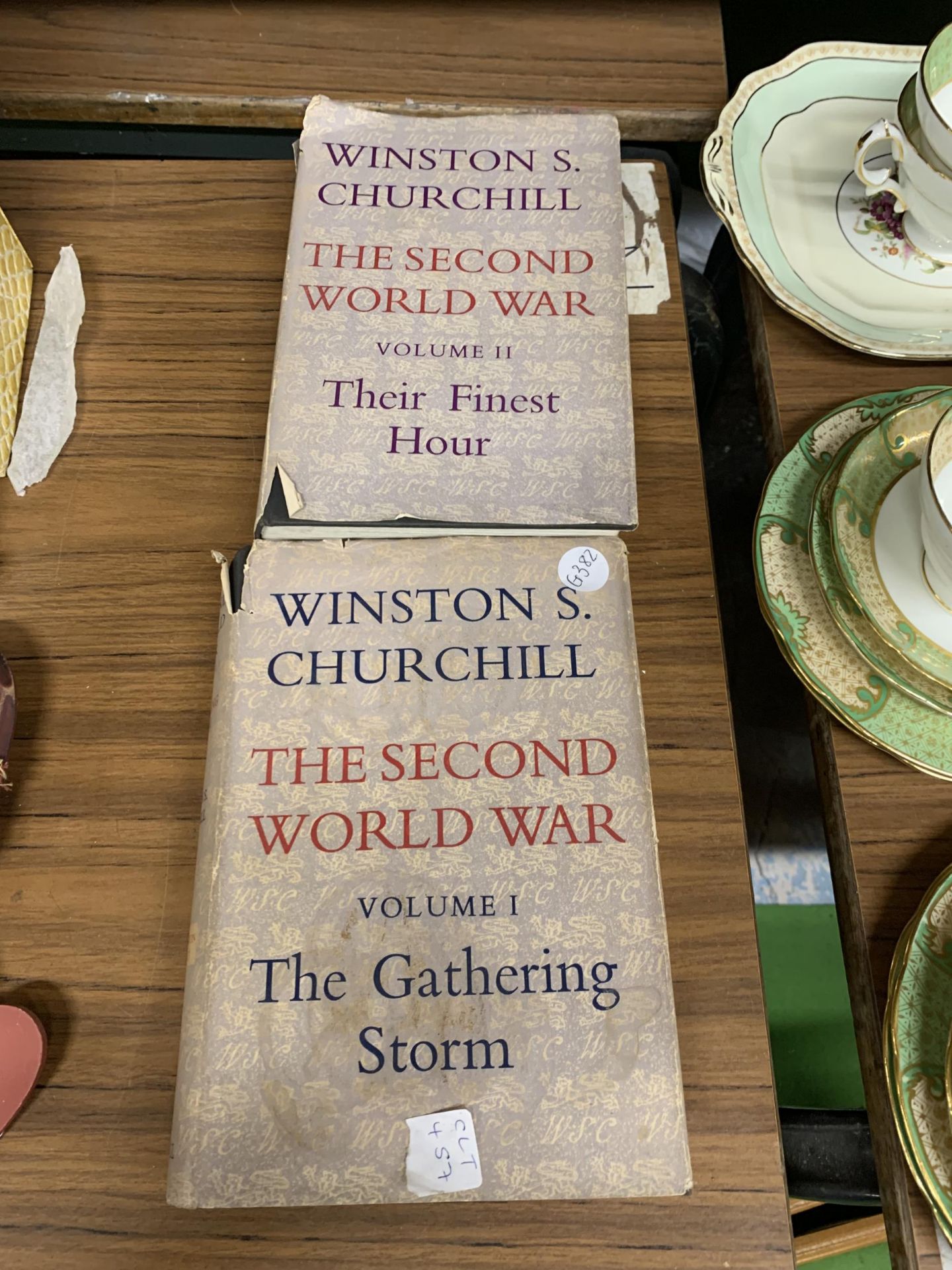 VOLUME 1 AND VOLUME 11 OF THE SECOND WORLD WAR BY WINSTON CHURCHILL