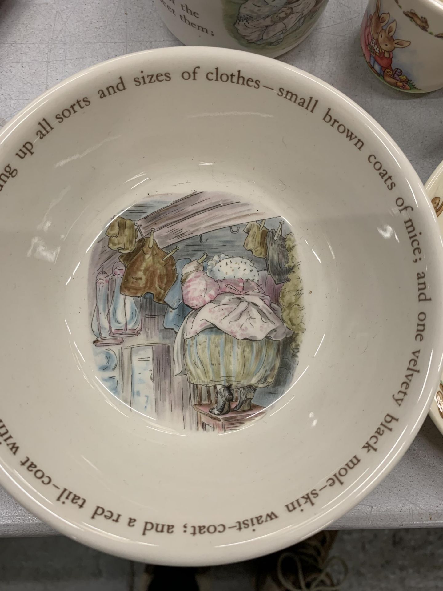 A COLLECTION OF WEDGWOOD BEATRIX POTTER CERAMICS - Image 2 of 5