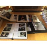 A LARGE QUANTITY OF PHOTOGRAPHS IN ALBUMS OF FEMALE ACTRESSES AND POP SINGERS TO INCLUDE SANDRA