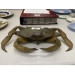 A LARGE MODEL OF A CRAB WIDTH 32CM