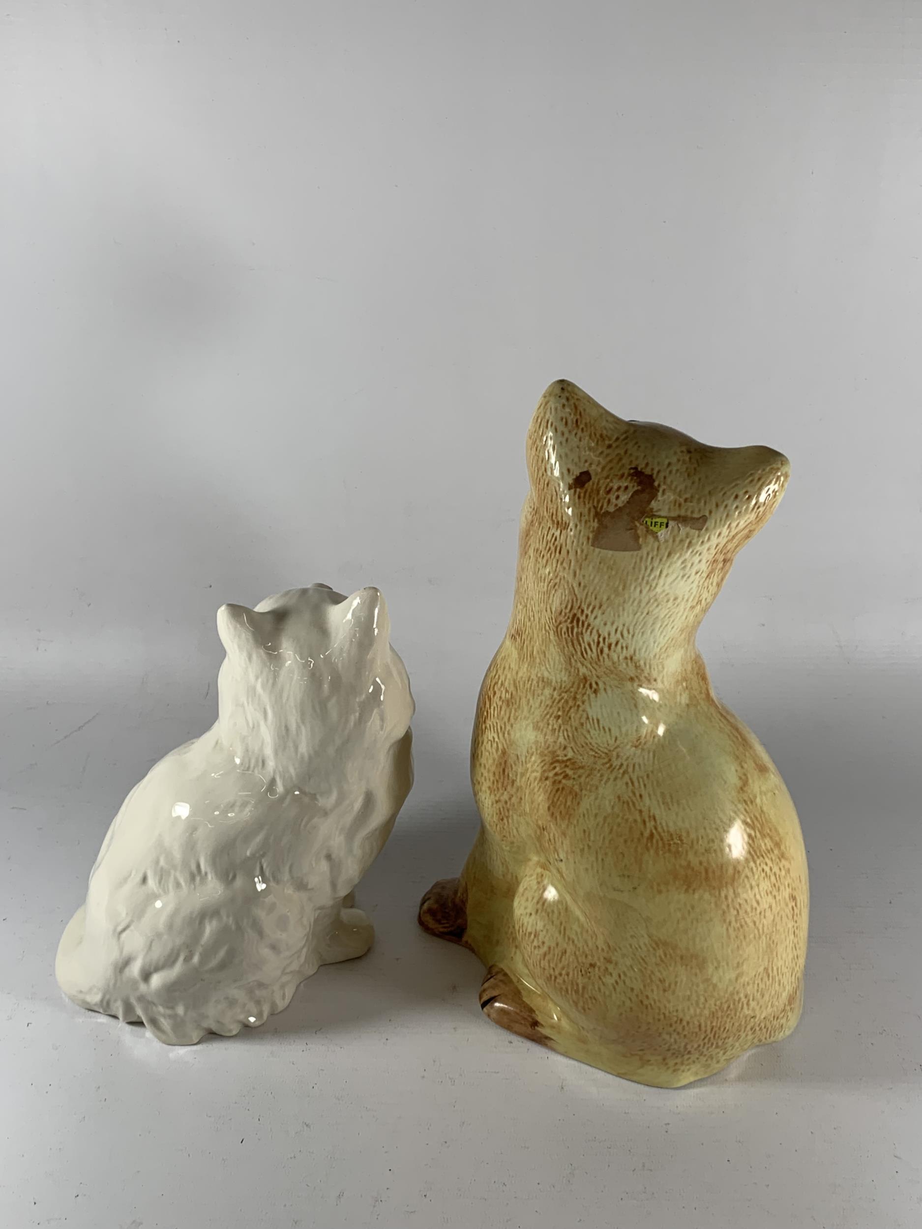 TWO CERAMICS CATS - PRICE AND A BESWICK 1867 EXAMPLE - Image 2 of 4