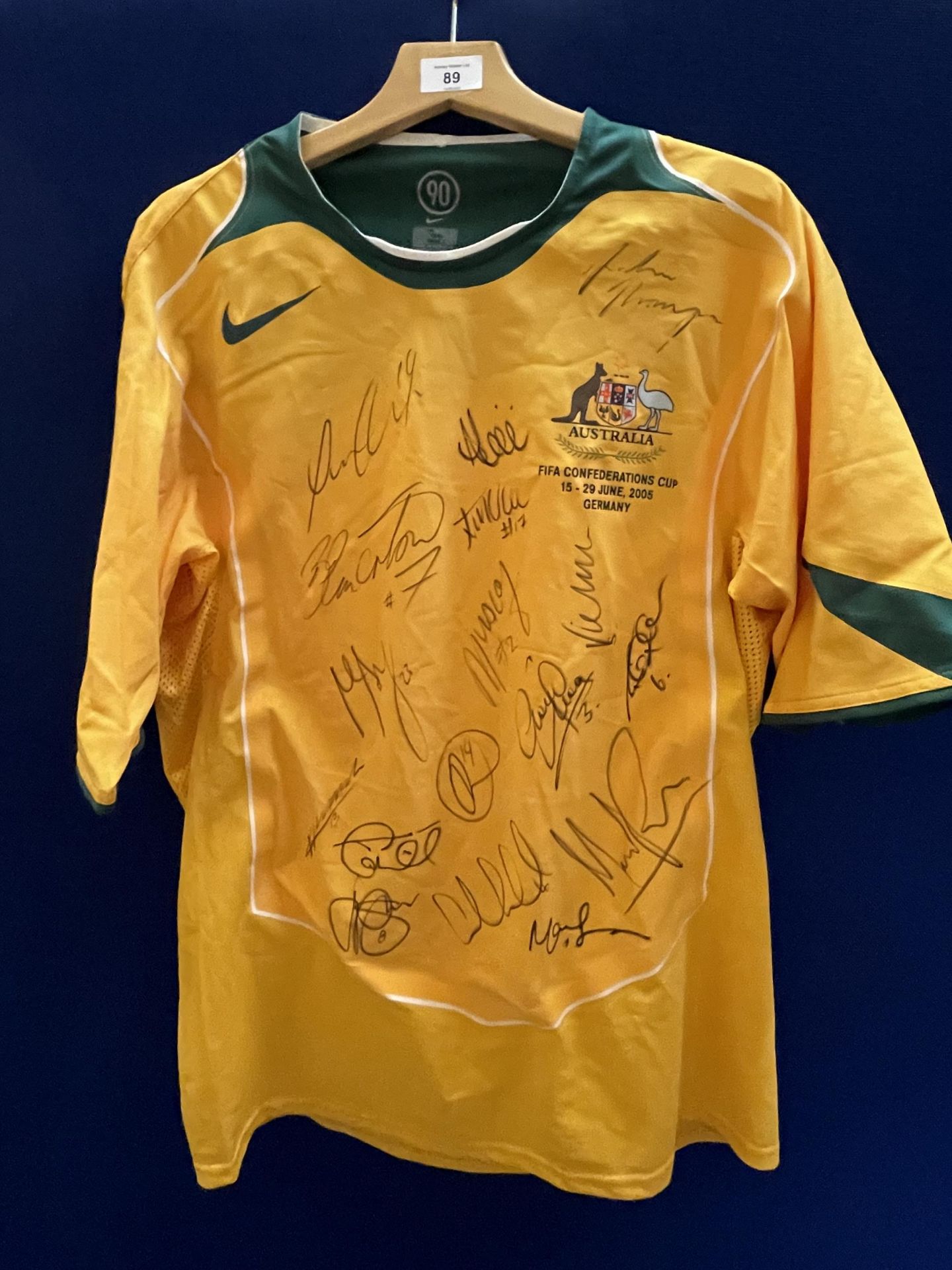 A SIGNED AUSTRALIAN FIFA CONFEDERATIONS CUP, 2005, GERMANY