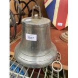 A VINTAGE STYLE CHROME BELL