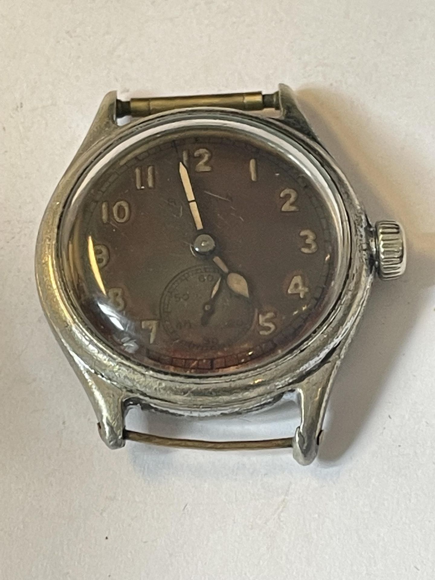 A VIETNAM WAR BULOVA MILITARY ISSUE WRIST WATCH REFERENCE 144387 SEEN WORKING BUT NO WARRANTY